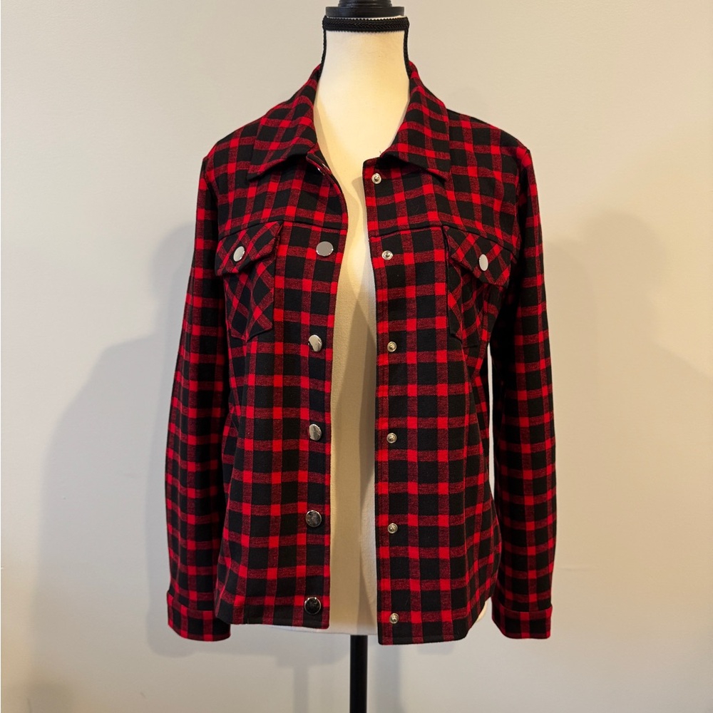 Flannel Buffalo Check Shirt, Size 4